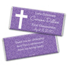 Communion Personalized Chocolate Bar Wrappers Initial Cross