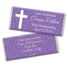 Communion Personalized Chocolate Bar Wrappers Initial Cross