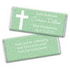 Communion Personalized Chocolate Bar Wrappers Initial Cross