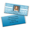 Communion Personalized Chocolate Bar Wrappers Photo, Cross & Scroll