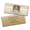 Communion Personalized Chocolate Bar Wrappers Photo, Cross & Scroll