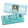 Communion Personalized Chocolate Bar Wrappers Photo, Cross & Scroll