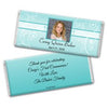 Communion Personalized Chocolate Bar Wrappers Photo, Cross & Scroll