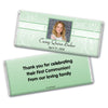 Communion Personalized Chocolate Bar Wrappers Photo, Cross & Scroll