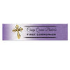 Personalized Communion Gold Cross 5 Ft. Banner