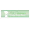 Personalized Communion Child in Prayer 5 Ft. Banner