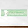 Personalized Communion Child in Prayer 5 Ft. Banner