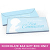 Deluxe Personalized First Communion Child in Prayer Candy Bar Favor Box