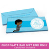 Deluxe Personalized First Communion Little Boy in Prayer Candy Bar Favor Box