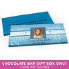 Deluxe Personalized First Communion Photo, Cross & Scroll Candy Bar Favor Box