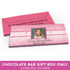 Deluxe Personalized First Communion Photo, Cross & Scroll Candy Bar Favor Box