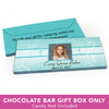 Deluxe Personalized First Communion Photo, Cross & Scroll Candy Bar Favor Box