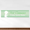 Personalized Communion Child in Prayer 5 Ft. Banner