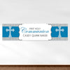 Personalized Communion Fluer Di Lis Cross 5 Ft. Banner