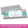 Deluxe Personalized First Communion Fluer Di Lis Cross Candy Bar Favor Box