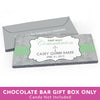 Deluxe Personalized First Communion Fluer Di Lis Cross Candy Bar Favor Box