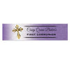 Personalized Communion Gold Cross 5 Ft. Banner