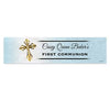 Personalized Communion Gold Cross 5 Ft. Banner