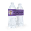 Personalized Communion Gold Cross Water Bottle Sticker Labels (5 Labels)