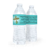 Personalized Communion Gold Cross Water Bottle Sticker Labels (5 Labels)