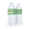 Personalized Communion Gold Cross Water Bottle Sticker Labels (5 Labels)