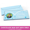 Deluxe Personalized First Communion Rosary Photo Candy Bar Favor Box