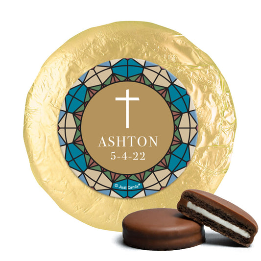 Personalized Communion Stained Glass Chocolate Covered Oreos