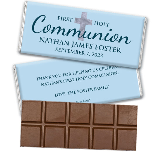 Personalized First Holy Communion Belgian Chocolate Bar