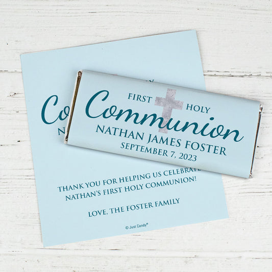 Personalized First Holy Communion Hershey's Chocolate Bar Wrappers