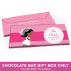 Deluxe Personalized First Communion Little Girl in Prayer Candy Bar Favor Box