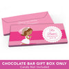 Deluxe Personalized First Communion Little Girl in Prayer Candy Bar Favor Box