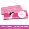 Deluxe Personalized First Communion Little Girl in Prayer Candy Bar Favor Box