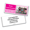 Family Reunion Personalized Chocolate Bar Wrappers Photo and Date