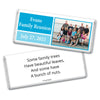 Family Reunion Personalized Chocolate Bar Wrappers Photo and Date