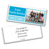 Family Reunion Personalized Chocolate Bar Wrappers Photo and Date