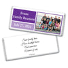 Family Reunion Personalized Chocolate Bar Wrappers Photo and Date