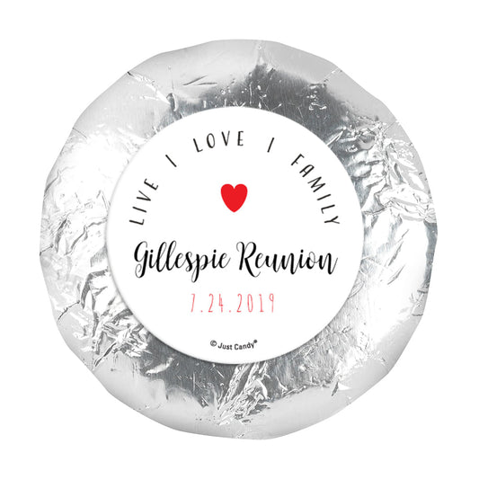 Personalized Family Reunion Live-Love-Family 1.25" Stickers (48 Stickers)