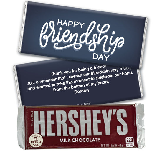 Personalized Happy Friendship Day Hershey's Milk Chocolate Bar