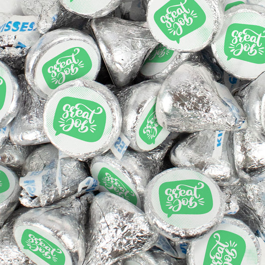 Great Job Stickered Hershey's Kisses - 90 Count