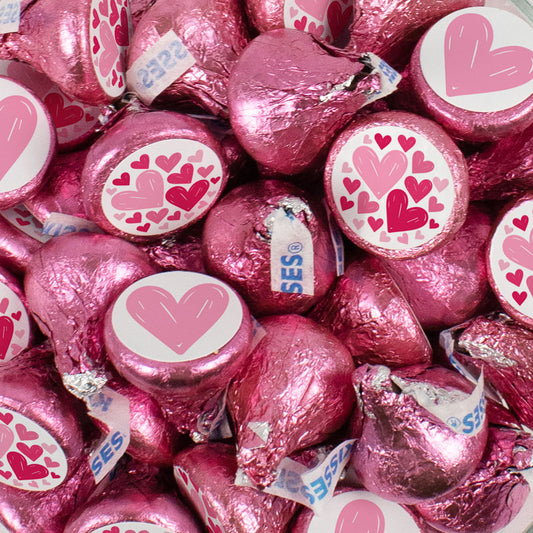 Assembled Hearts Hershey's Kisses Candy 90ct - 14.4oz