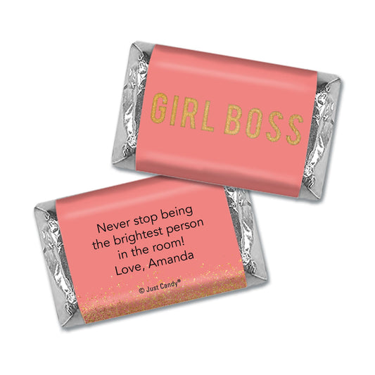 Personalized Girl Boss Hershey's Miniatures