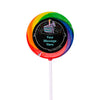 Chalk Birthday Personalized 2" Lollipops (24 Pack)