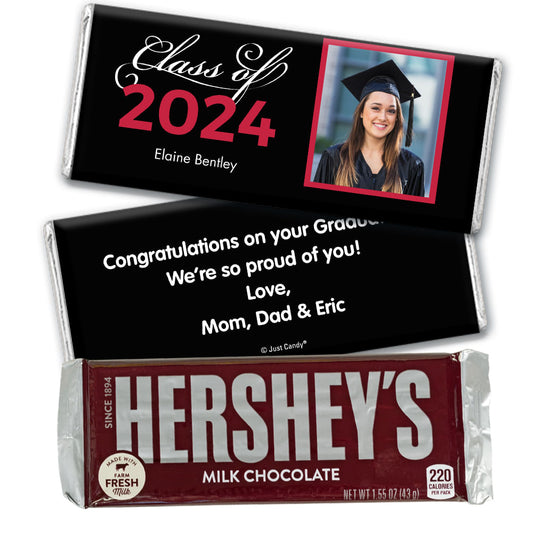 Graduation Personalized Hershey's Milk Chocolate Bar Photo Class Of