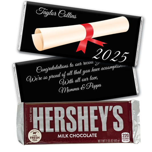 Graduation Personalized Hershey's Milk Chocolate Bar Diploma