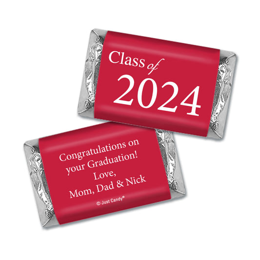 Graduation Personalized Hershey's Miniatures "Class Of" and Year