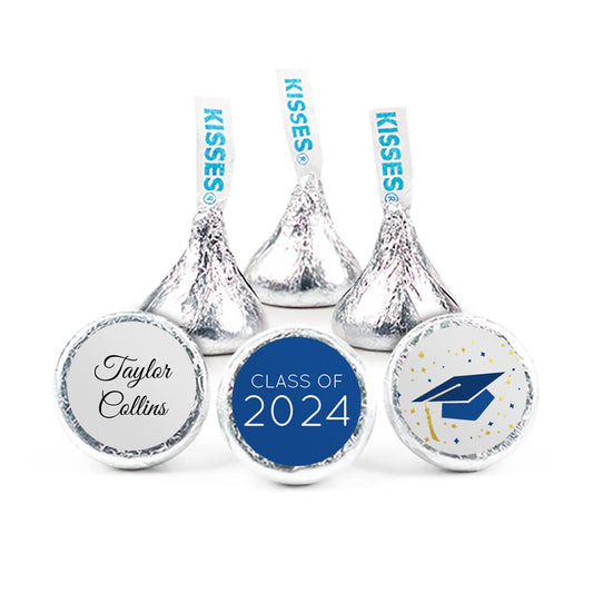 Graduation Personalized Hershey's Kisses Cap & Confetti Assembled Kisses