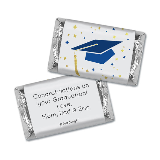 Graduation Personalized Hershey's Miniatures Cap & Confetti