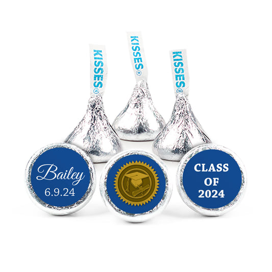 Graduation Personalized Hershey's Kisses School Seal Assembled Kisses