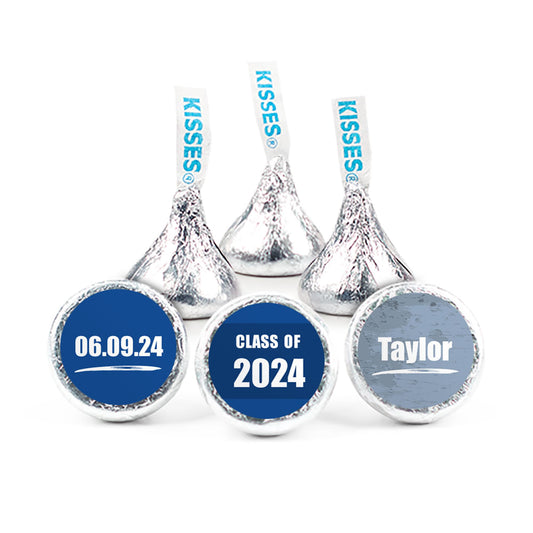 Graduation Personalized Hershey's Kisses Watercolor Assembled Kisses