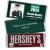 Graduation Personalized Hershey's Milk Chocolate Bar Watercolor Photo